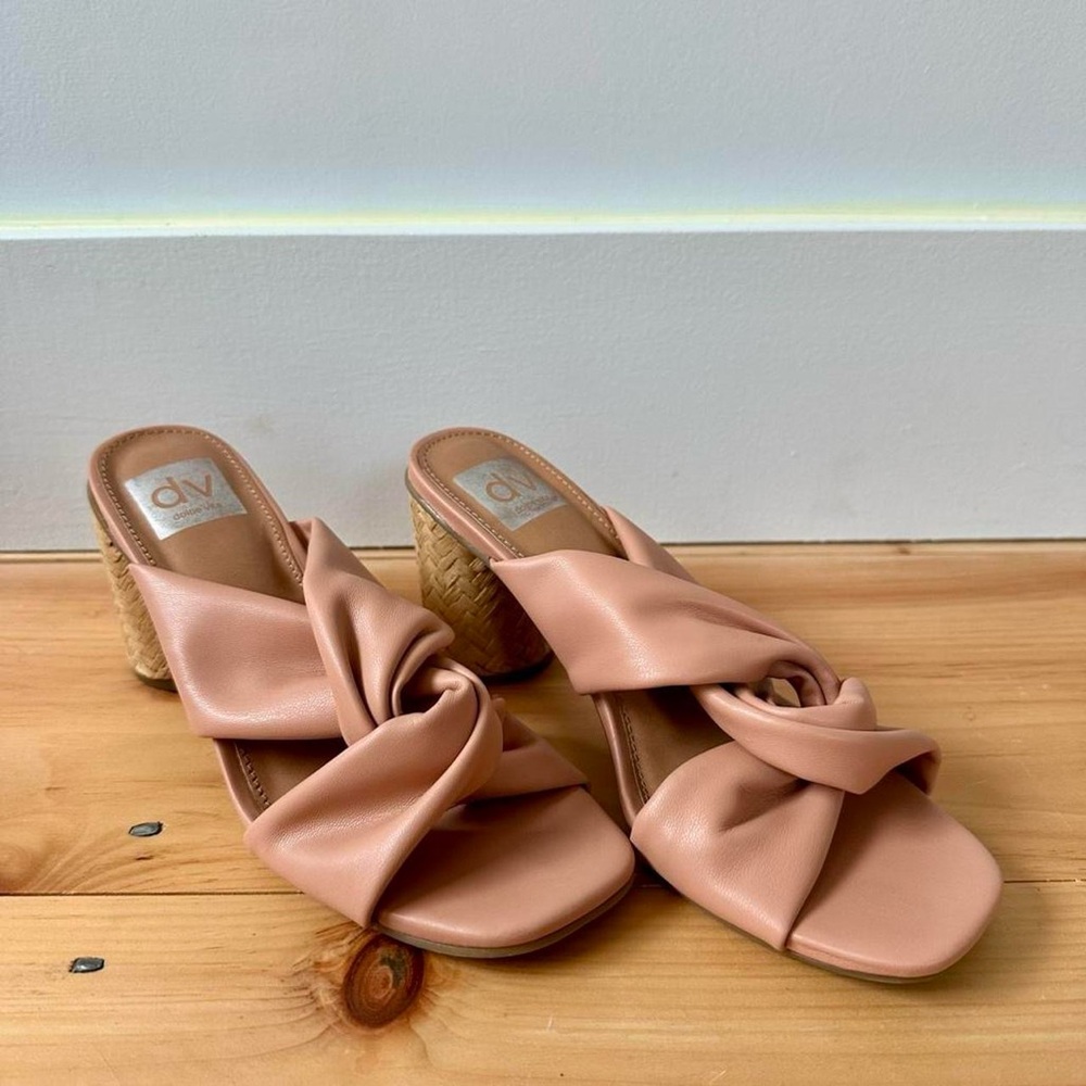 DV by Dolce Vita Women's Blush Knotted Mules